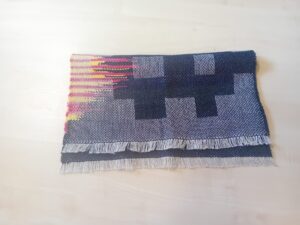 Linas,Vilna - 50x46 - Black/Red - Placemat