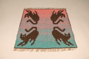 Linas,Vilna - 40x40 - Cyan/Purple - Placemat